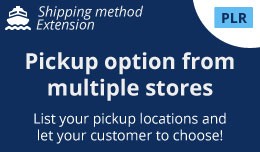 Pickup option from multiple stores