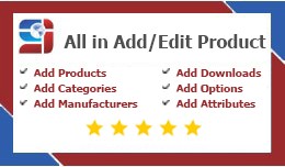 Create all at one place Product/Category/Manufac..