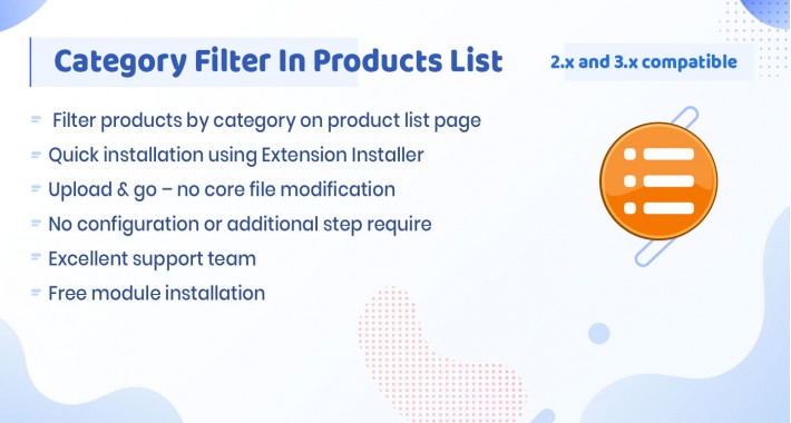 Products List Category Filter