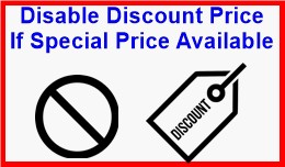 Disable Discount Price If Special Price Available