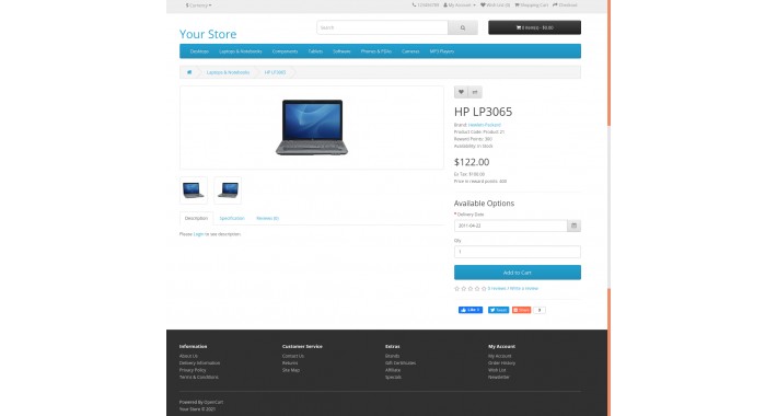 Display description for Logged in customer