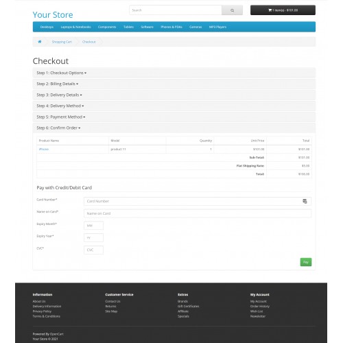 OpenCart Pin Payments Payment Gateway Australia