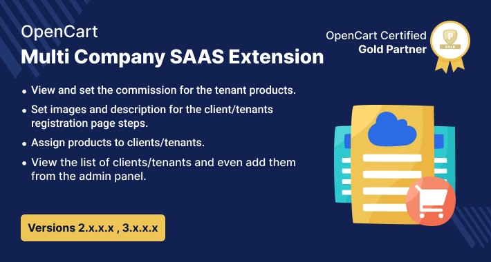 Multi Company SaaS Extension - Build Website Like Shopify/Wix