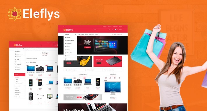 Electronic Mega Multi Store Premium Opencart Theme
