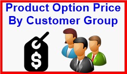 Product Option Price By Customer Group