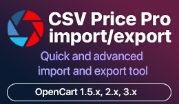 CSV Price Pro import/export