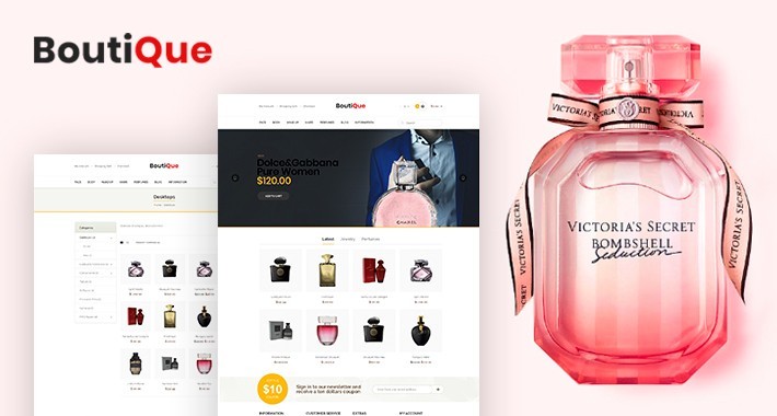 Perfumes Mega Multi Store Premium Opencart Theme
