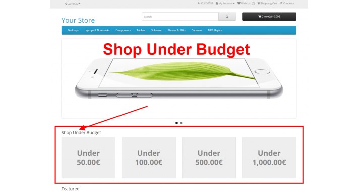 Under Budget Shopping