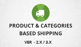 Product and Categories Based Shipping