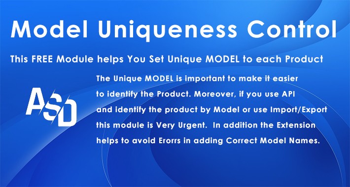 Model Uniqueness Control