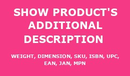 Show Product Weight, Dimension, SKU, ISBN, UPC, ..