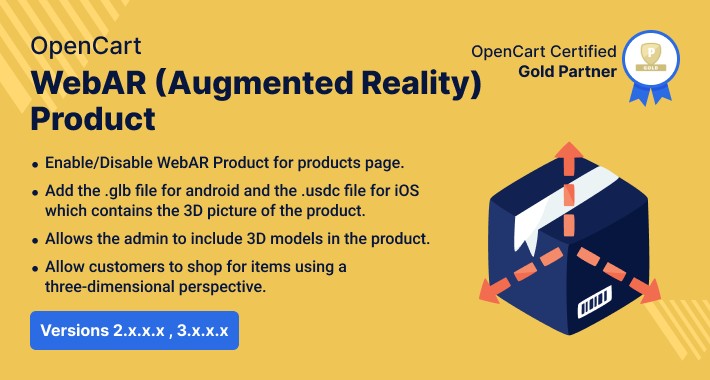 Opencart Augmented Reality Extension