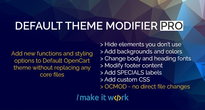 Default Theme Modifier PRO