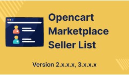 Opencart Multi Vendor Marketplace Seller List