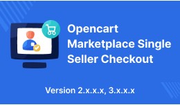 Opencart Marketplace Single Seller Checkout