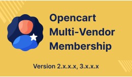 Opencart Multi Vendor Membership