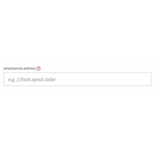 OpenCart what3words Address Field Extension