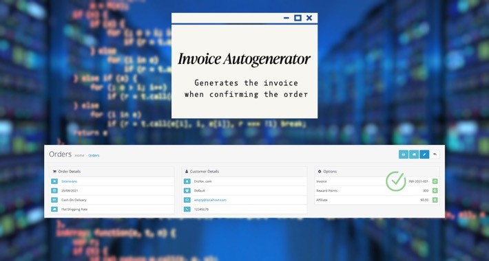 Inoice Autogenerator on Confirming the Order
