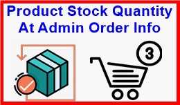 Product Stock Quantity At Admin Order Info