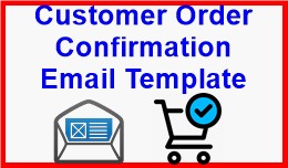 Customer Order Confirmation Email Template