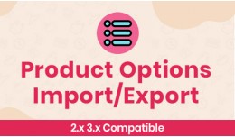Product Options Import Export
