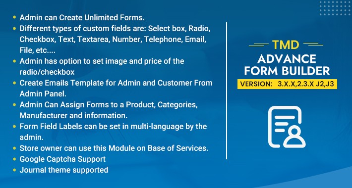 Advance form builder