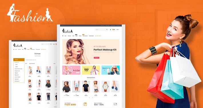 Fashion 4 Mega Multi Store Premium Opencart Theme