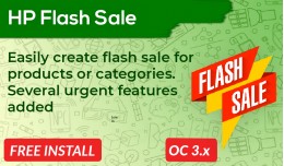 Flash Sale Products and Categories [Advanced]