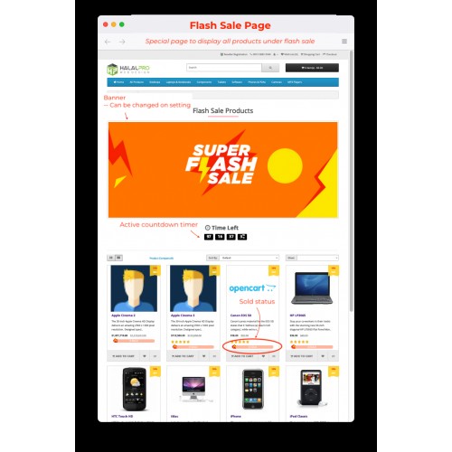 Opencart Flash Sale For Products And Categories Advanced Hpfs