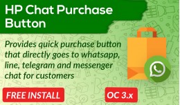 Chat Purchase Button | Whatsapp, Messenger, etc ..