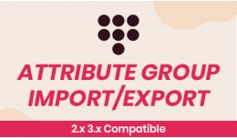 Attribute Groups Import Export
