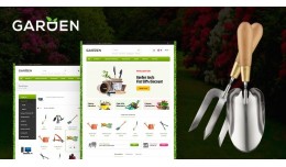 Garden tools Mega Multi Store Premium Opencart T..