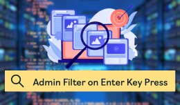 Admin Filter on Enter