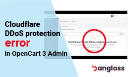 Cloudflare DDoS protection error in OpenCart 3 A..