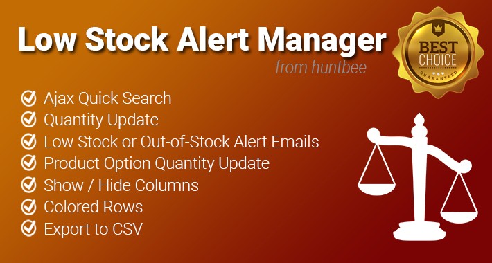 Low Stock Alert Manager