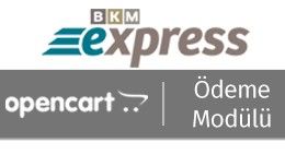 BKM Express Opencart Ödeme Modülü