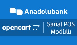 Anadolubank OpenCart Sanal POS Modülü - (OpenC..