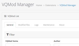 OpenCart 4 VQMod Manager