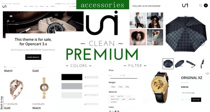 Accessories Opencart Theme Premium