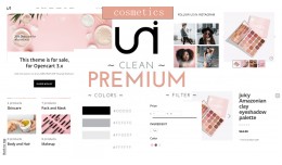 Cosmetics Opencart Theme Premium