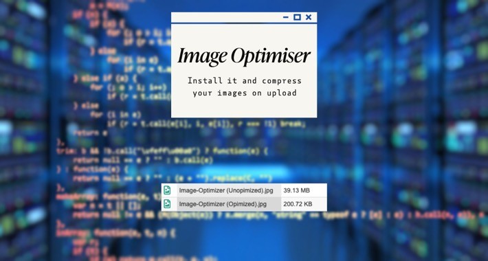 Image Optimiser - Compress images on upload