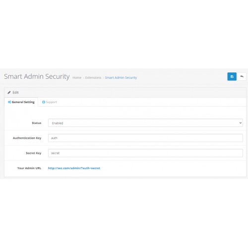 OpenCart - Smart Admin Security - A Smart Way To Secure Your Admin Login