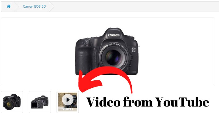 YouTube Video in Product Page