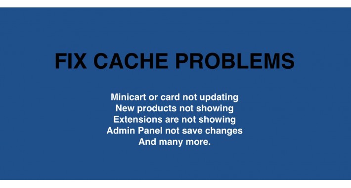Fix Cache problems