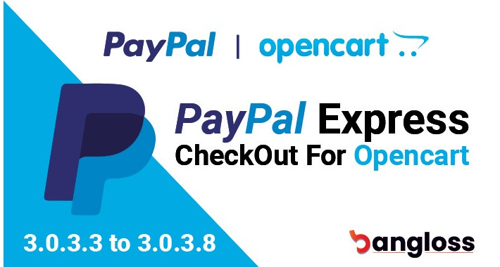 Paypal Express Checkout pro for OpenCart 3.x