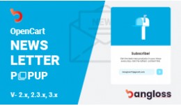 Newsletter Signup Popup for OpenCart 2.x-3.x
