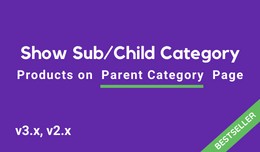 Show Sub Category Products on Parent Category Page