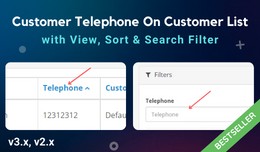 Customer Telephone On Customer List with Search ..
