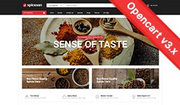 Spicesan - Supermarket Store OpenCart Theme - OP..