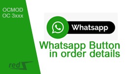 whatsapp button in order details